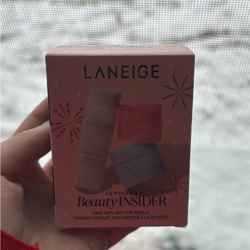 LANEIGE Skincare Essentials Set - Pink and Purple